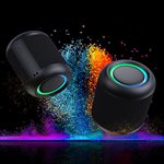 NÜPOWER Water Resistant Portable Wireless Bluetooth LED Speaker Black