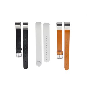Affinity Fitbit ALTA / HR Band 3pk TPU / Leather, LG