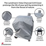 Housse de grill Vista de Landmann - gris