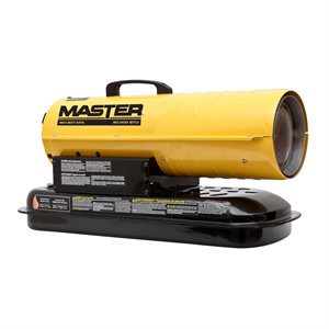 Master 80,000 BTU Kerosene Diesel Air Heater - Yellow 