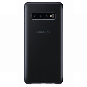 Samsung OEM Galaxy S10 Clear View Cover, Black